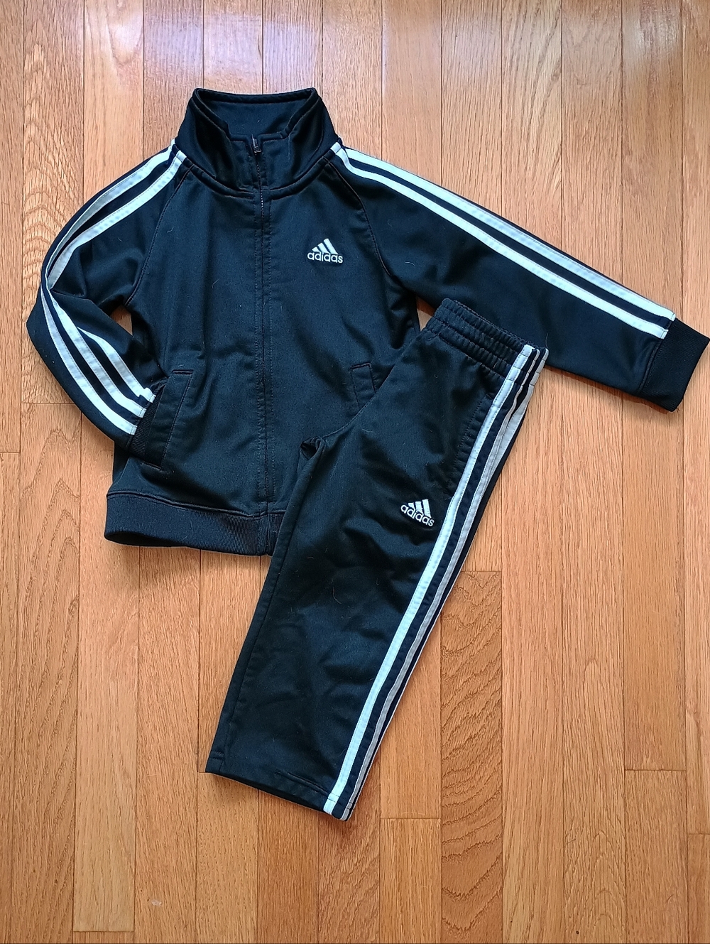Adidas Firebird Black Track Suit Kids 3T